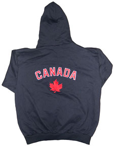 Canada Full-zip Hoodie with Full-Back Embroidery