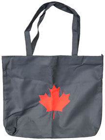 Nylon beach bag with your choice of embroidery on one side