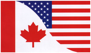 Canada/US Friendship Bumper Sticker