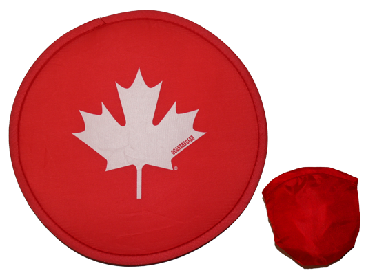 Canada Folding Frisbee Red