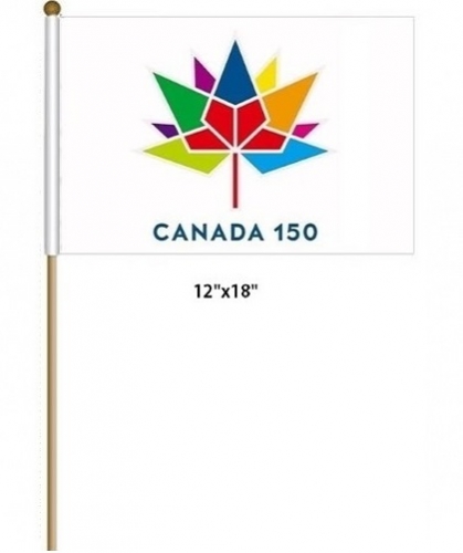 Canada 150 Stick Flag