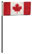 Canada Cloth Flag on pole (3 sizes)