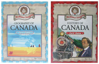 Professor Noggin's Geography & History of Canada Card Games