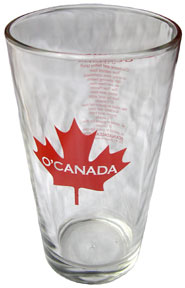 Large, thick glass cup…great for mixing drinks, or simply as a drinking glass