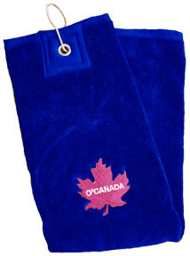 O'Canada Golf Towel (blue)