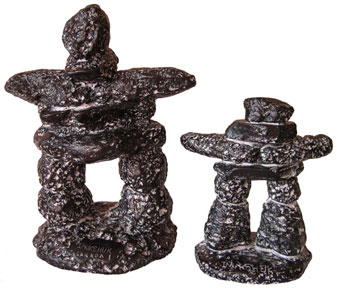 Black Inukshuks in your choice of 2 sizes
