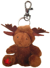 Canada Maple Foot Moose Keychain