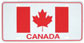 Canadian Flag License Plate (plastic)