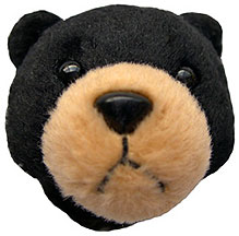 Canada Black Bear Head Magnet (stuffed animal magnet)