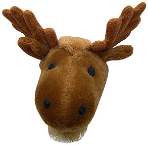 Canada Moose Head Magnet (stuffed animal magnet)