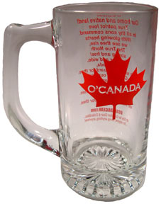 O'Canada Glass Mug with handle
