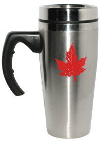 stainless mug front