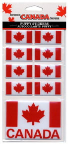 Canada Puffy Stickers (9-pack)