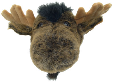 Wall-mount moose head for the 'Great Outdoors' look