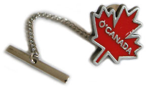 O'Canada Maple Leaf Tie Clip